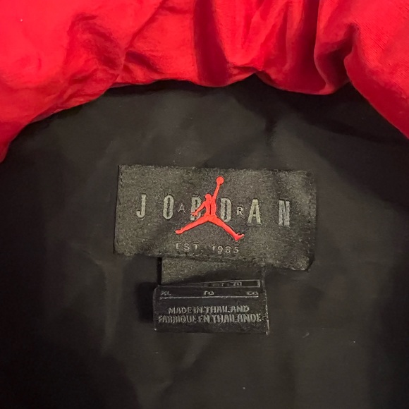 XL Nike Michael Jordan Full Zip Jacket Men's Hoodie Hooded Winter Retro Black - Picture 4 of 16